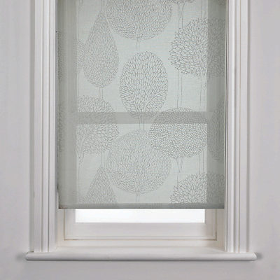 Harlequin Silhouette Sheer Roller Blind, White